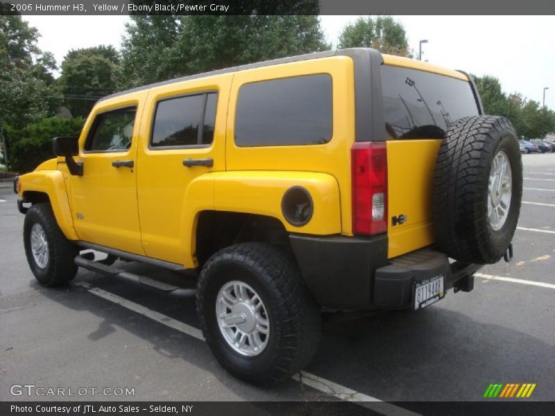 Yellow / Ebony Black/Pewter Gray 2006 Hummer H3