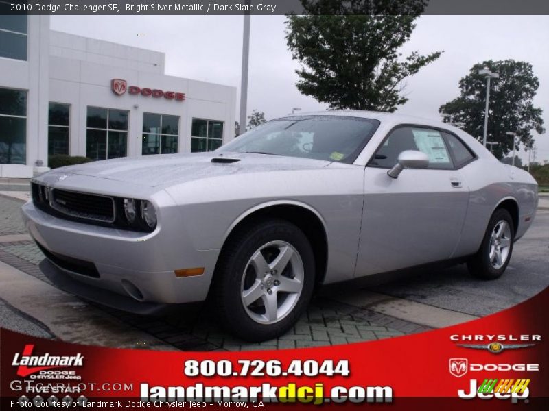 Bright Silver Metallic / Dark Slate Gray 2010 Dodge Challenger SE
