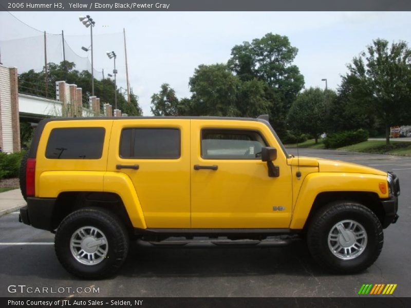 Yellow / Ebony Black/Pewter Gray 2006 Hummer H3