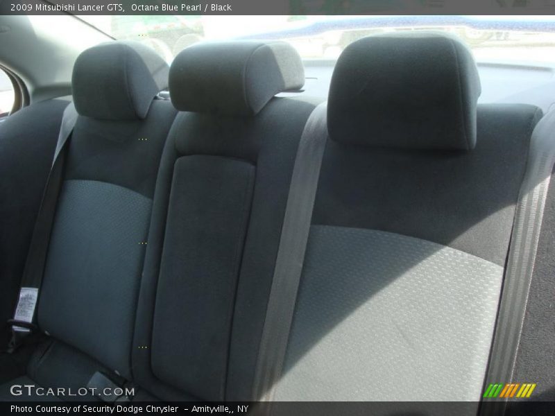 Octane Blue Pearl / Black 2009 Mitsubishi Lancer GTS