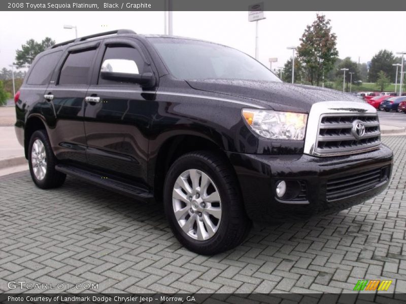 Black / Graphite 2008 Toyota Sequoia Platinum