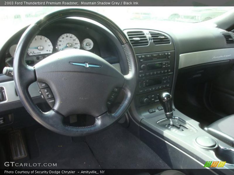 Mountain Shadow Grey / Black Ink 2003 Ford Thunderbird Premium Roadster