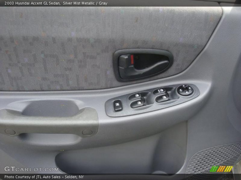 Silver Mist Metallic / Gray 2003 Hyundai Accent GL Sedan