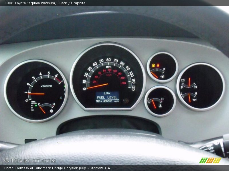 Black / Graphite 2008 Toyota Sequoia Platinum