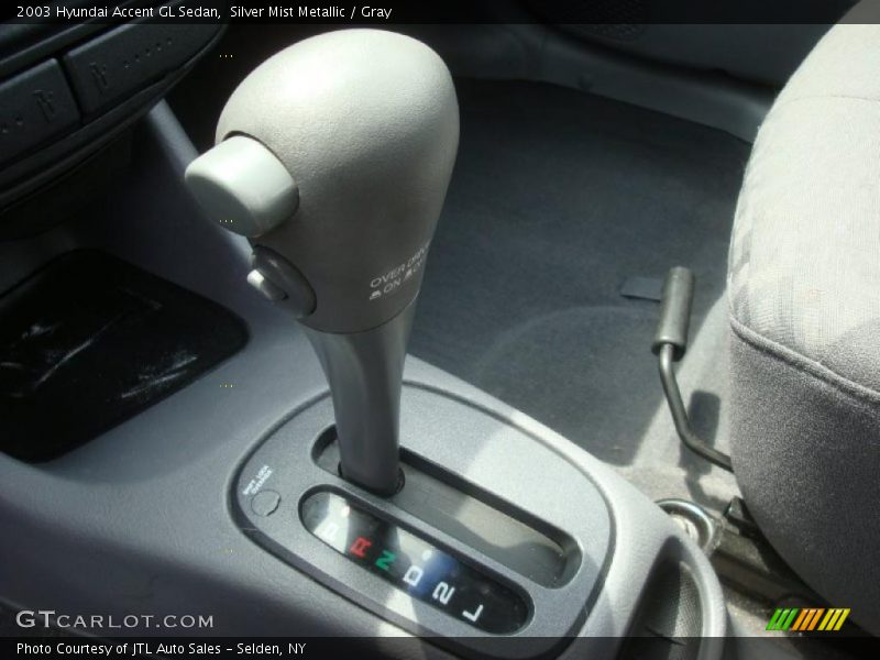 Silver Mist Metallic / Gray 2003 Hyundai Accent GL Sedan