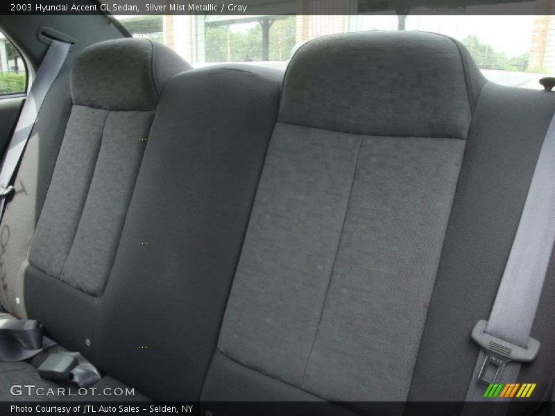 Silver Mist Metallic / Gray 2003 Hyundai Accent GL Sedan