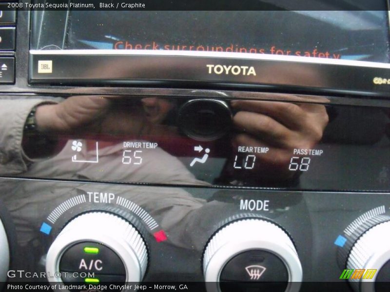 Black / Graphite 2008 Toyota Sequoia Platinum