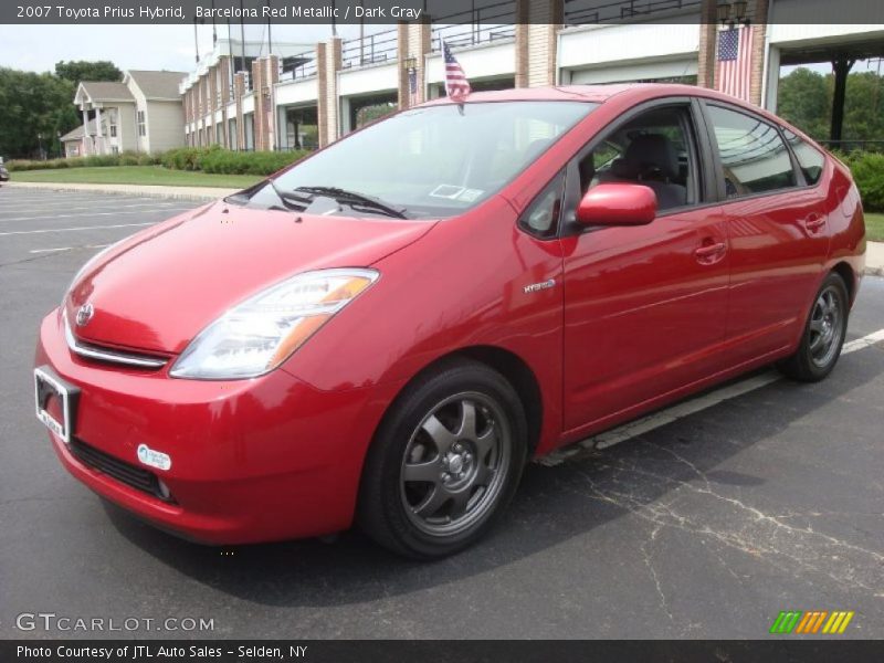 Barcelona Red Metallic / Dark Gray 2007 Toyota Prius Hybrid