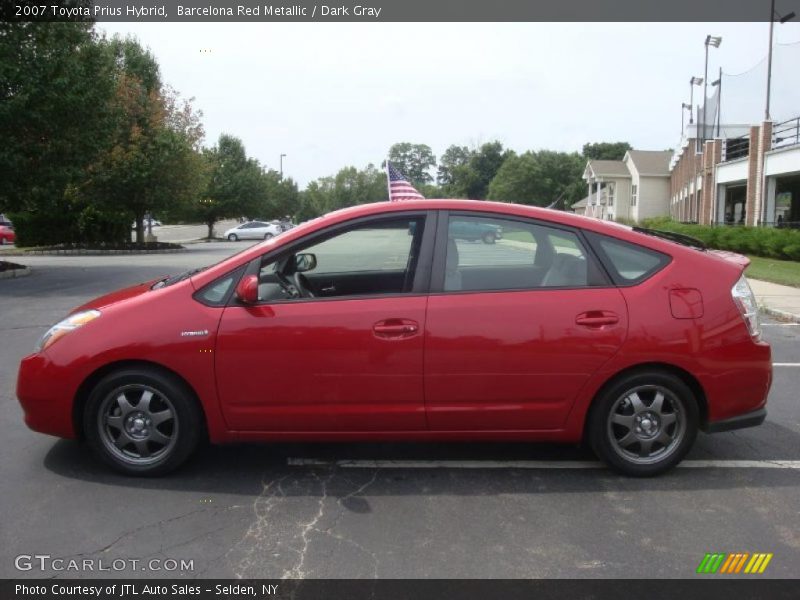 Barcelona Red Metallic / Dark Gray 2007 Toyota Prius Hybrid