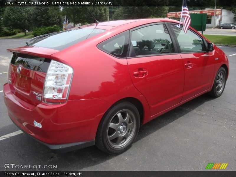 Barcelona Red Metallic / Dark Gray 2007 Toyota Prius Hybrid
