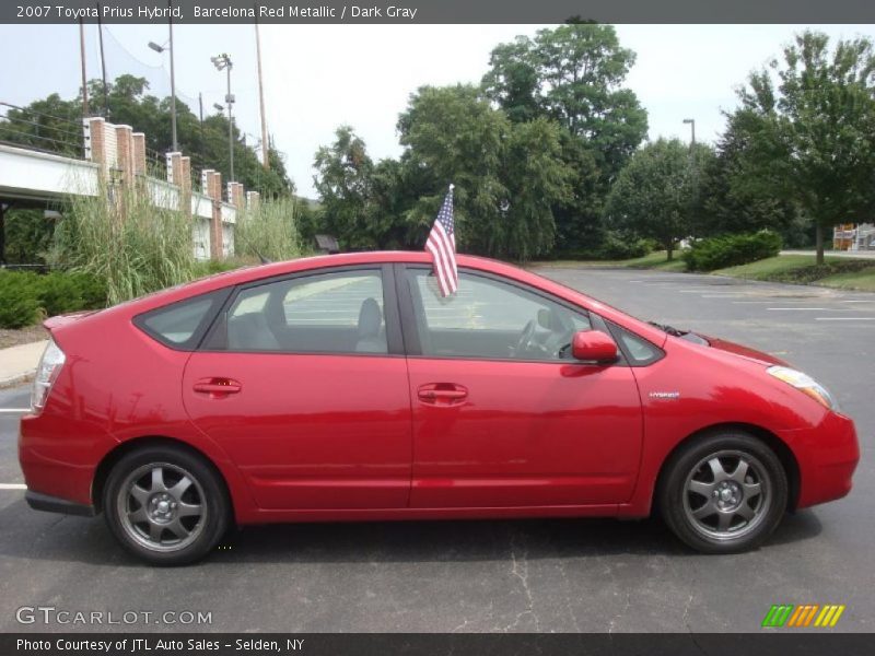 Barcelona Red Metallic / Dark Gray 2007 Toyota Prius Hybrid