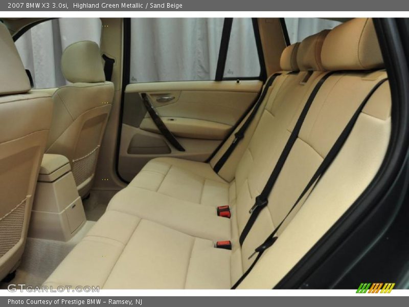 Highland Green Metallic / Sand Beige 2007 BMW X3 3.0si