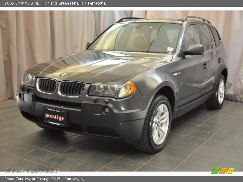 Highland Green Metallic / Terracotta 2005 BMW X3 3.0i