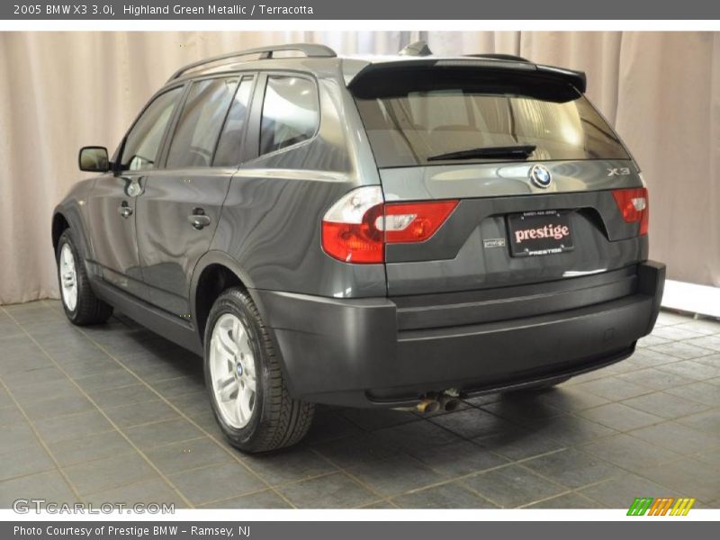 Highland Green Metallic / Terracotta 2005 BMW X3 3.0i