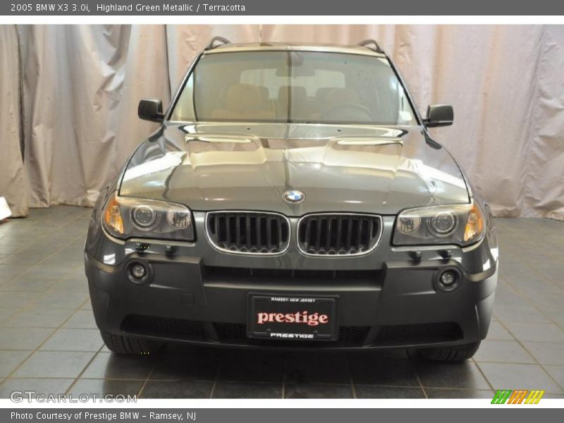 Highland Green Metallic / Terracotta 2005 BMW X3 3.0i