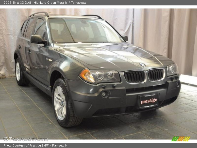 Highland Green Metallic / Terracotta 2005 BMW X3 3.0i