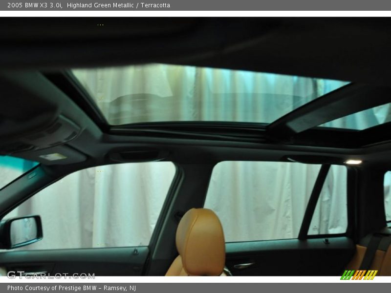 Highland Green Metallic / Terracotta 2005 BMW X3 3.0i