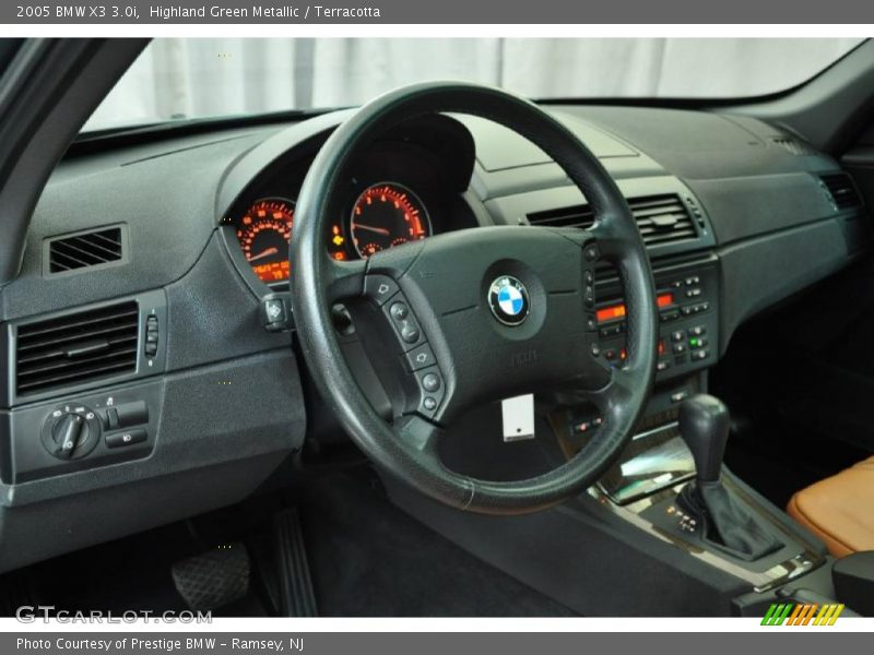 Highland Green Metallic / Terracotta 2005 BMW X3 3.0i