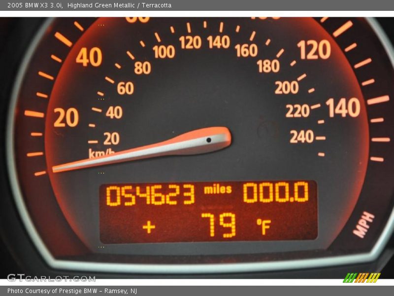 Highland Green Metallic / Terracotta 2005 BMW X3 3.0i