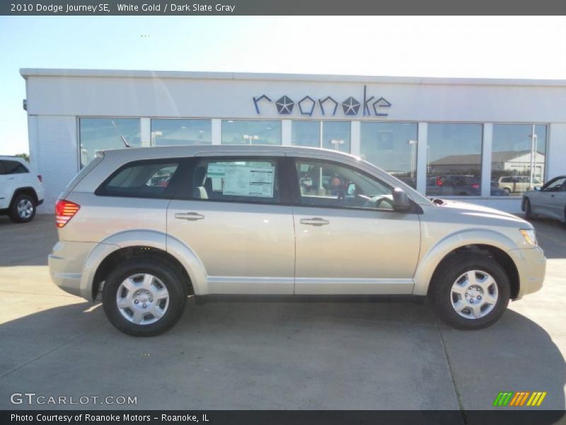 White Gold / Dark Slate Gray 2010 Dodge Journey SE