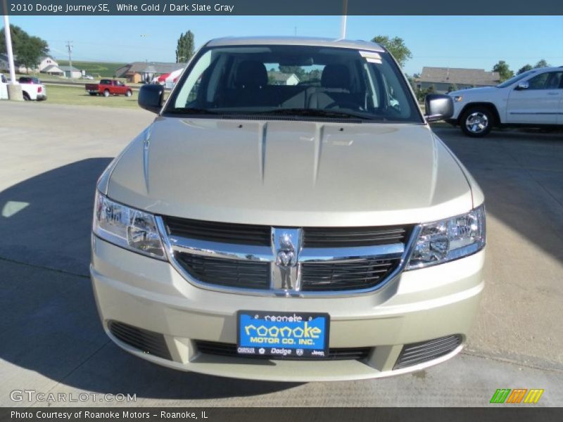 White Gold / Dark Slate Gray 2010 Dodge Journey SE