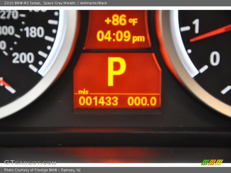 Space Gray Metallic / Anthracite/Black 2010 BMW M3 Sedan