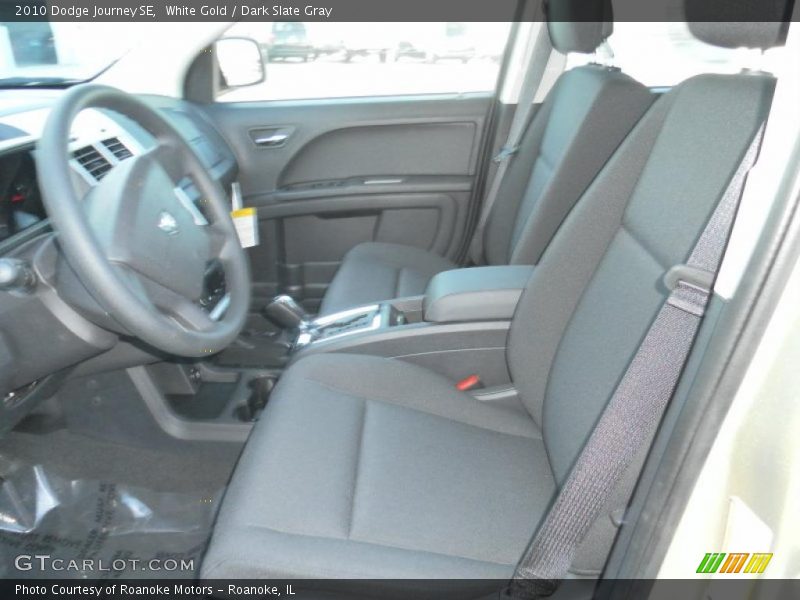 White Gold / Dark Slate Gray 2010 Dodge Journey SE