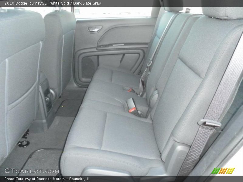 White Gold / Dark Slate Gray 2010 Dodge Journey SE