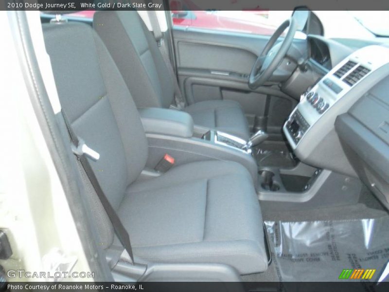 White Gold / Dark Slate Gray 2010 Dodge Journey SE