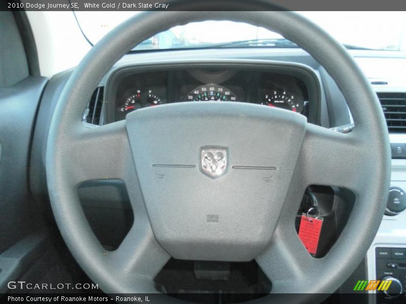 White Gold / Dark Slate Gray 2010 Dodge Journey SE