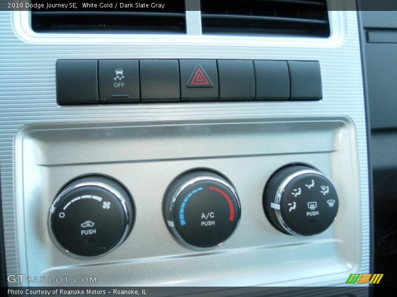 White Gold / Dark Slate Gray 2010 Dodge Journey SE