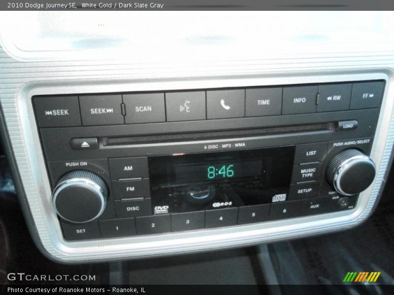 White Gold / Dark Slate Gray 2010 Dodge Journey SE