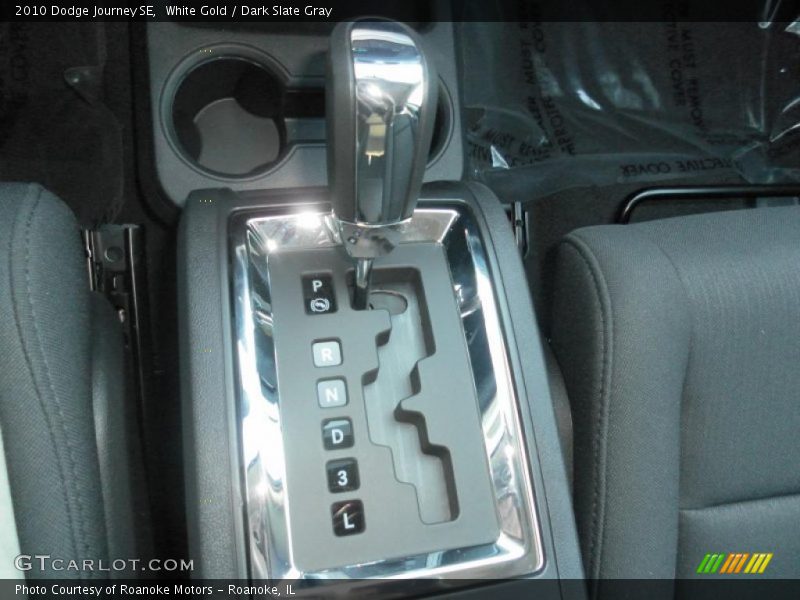 White Gold / Dark Slate Gray 2010 Dodge Journey SE