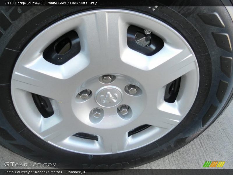 White Gold / Dark Slate Gray 2010 Dodge Journey SE
