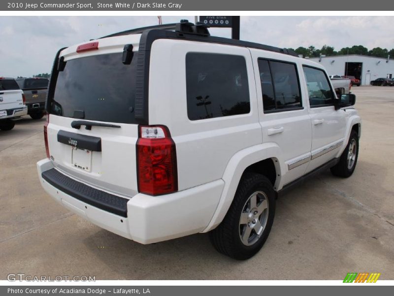 Stone White / Dark Slate Gray 2010 Jeep Commander Sport