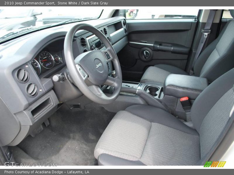 Stone White / Dark Slate Gray 2010 Jeep Commander Sport