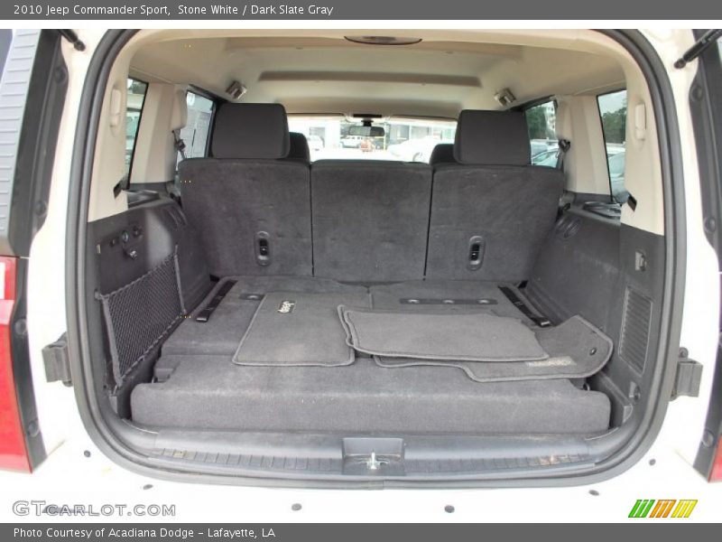 Stone White / Dark Slate Gray 2010 Jeep Commander Sport