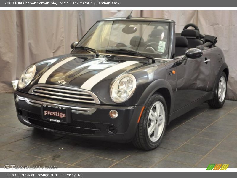 Astro Black Metallic / Panther Black 2008 Mini Cooper Convertible