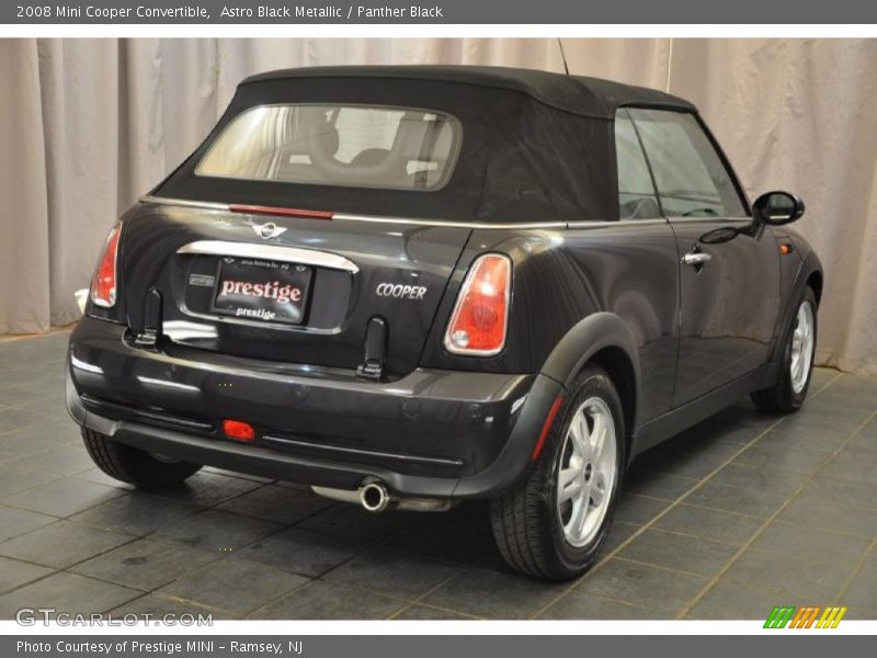 Astro Black Metallic / Panther Black 2008 Mini Cooper Convertible