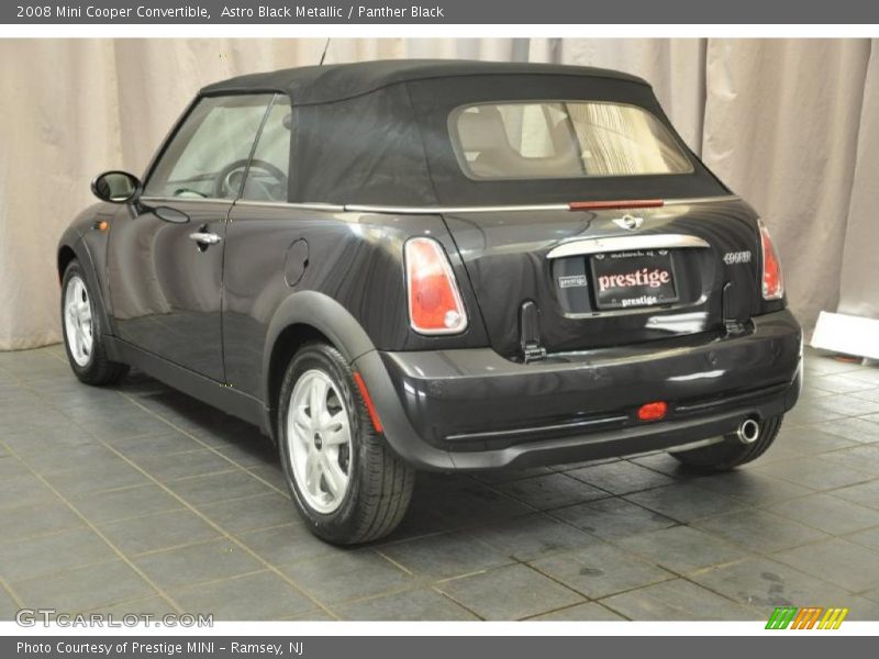 Astro Black Metallic / Panther Black 2008 Mini Cooper Convertible
