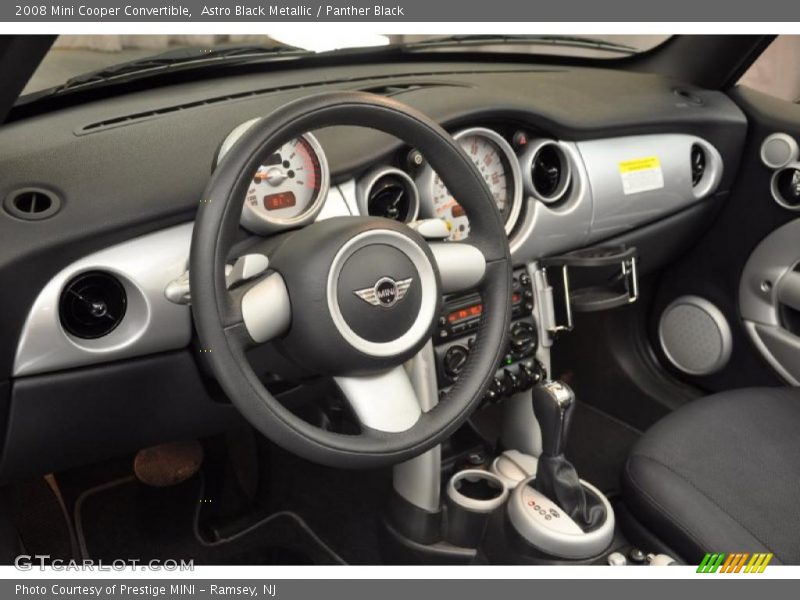 Astro Black Metallic / Panther Black 2008 Mini Cooper Convertible