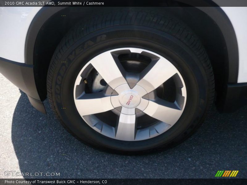 Summit White / Cashmere 2010 GMC Acadia SLT AWD