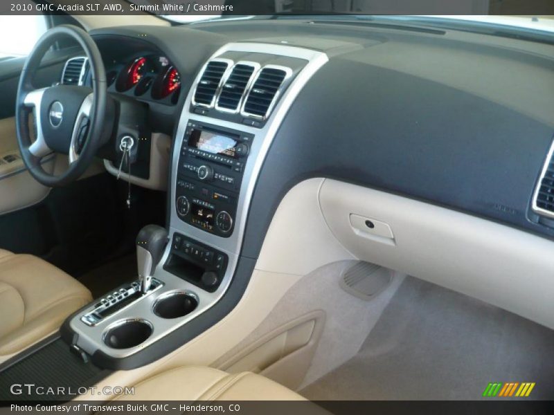 Summit White / Cashmere 2010 GMC Acadia SLT AWD