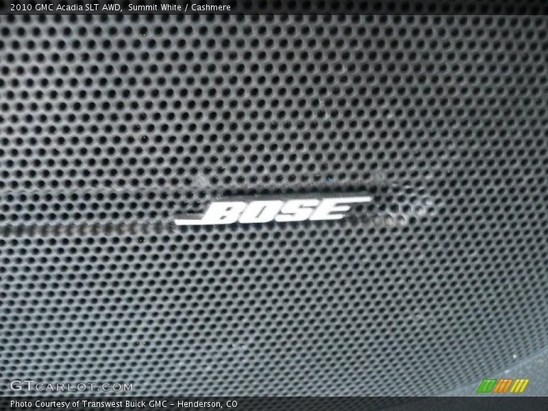 Summit White / Cashmere 2010 GMC Acadia SLT AWD