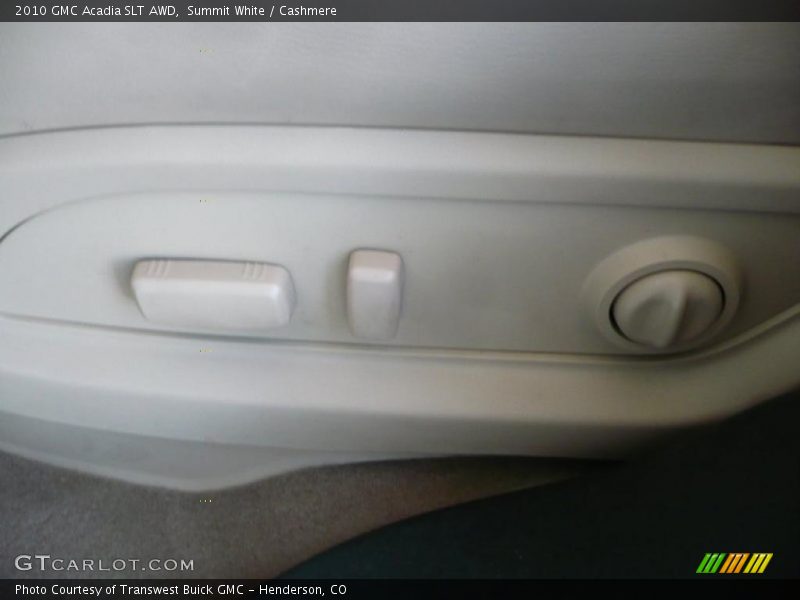 Summit White / Cashmere 2010 GMC Acadia SLT AWD
