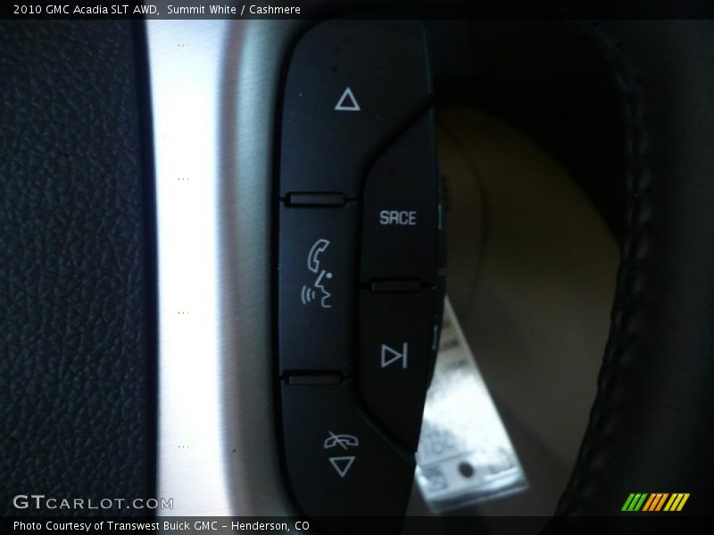 Summit White / Cashmere 2010 GMC Acadia SLT AWD