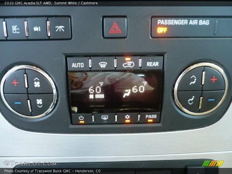 Summit White / Cashmere 2010 GMC Acadia SLT AWD