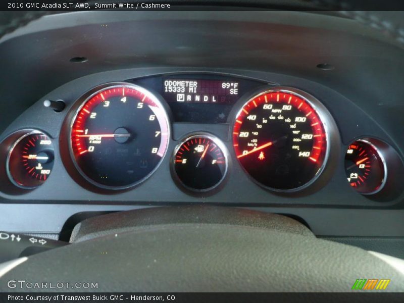 Summit White / Cashmere 2010 GMC Acadia SLT AWD