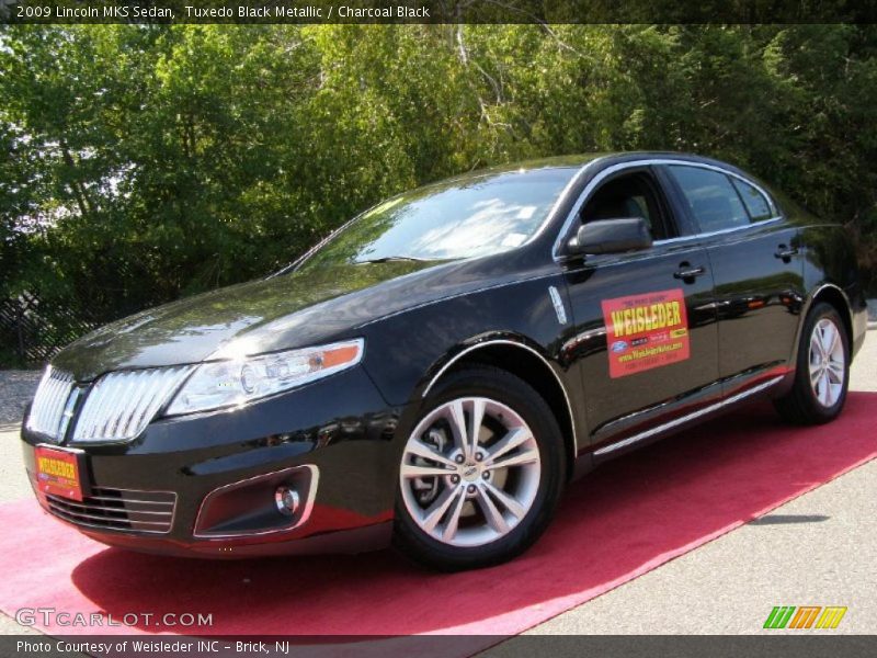 Tuxedo Black Metallic / Charcoal Black 2009 Lincoln MKS Sedan