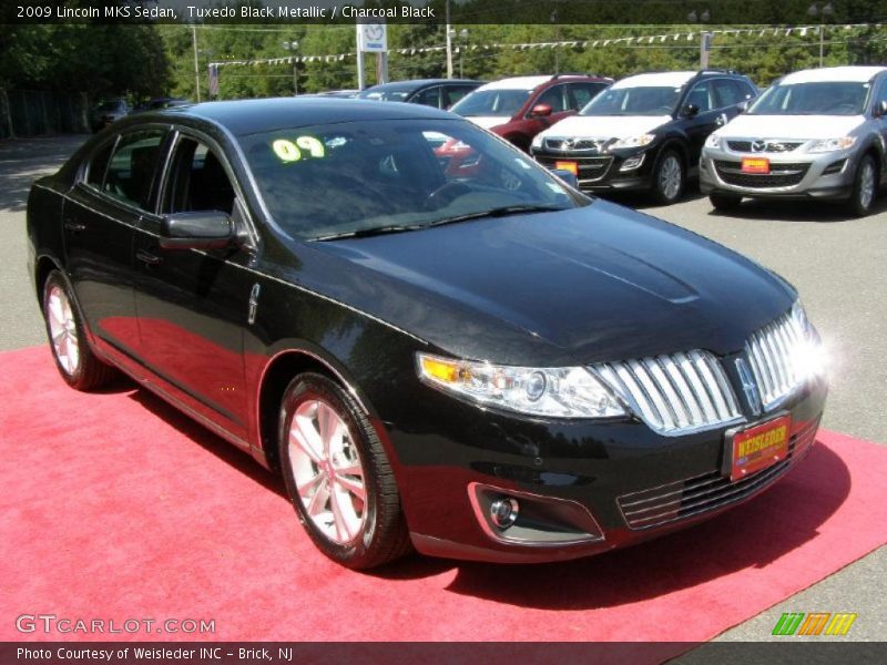 Tuxedo Black Metallic / Charcoal Black 2009 Lincoln MKS Sedan